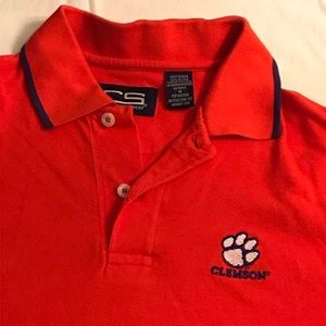 Clemson polo shirt  (three button) never worn